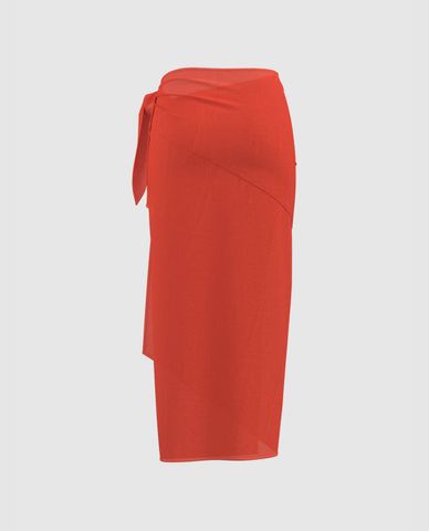 URBAN REVIVO - Chân váy bút chì midi phôm ôm