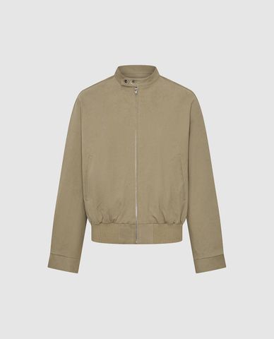 URBAN REVIVO - Áo khoác bomber nam cổ trụ năng động