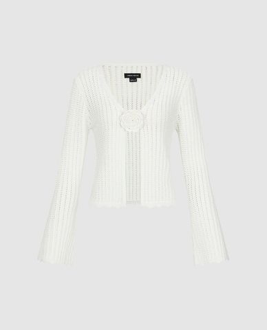 URBAN REVIVO - Áo khoác cardigan nữ Flower Decor