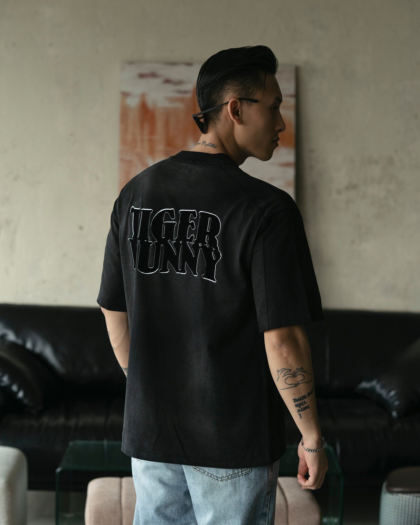 ÁO THUN CỔ TRÒN IN SỐ 7 RELAXED FIT