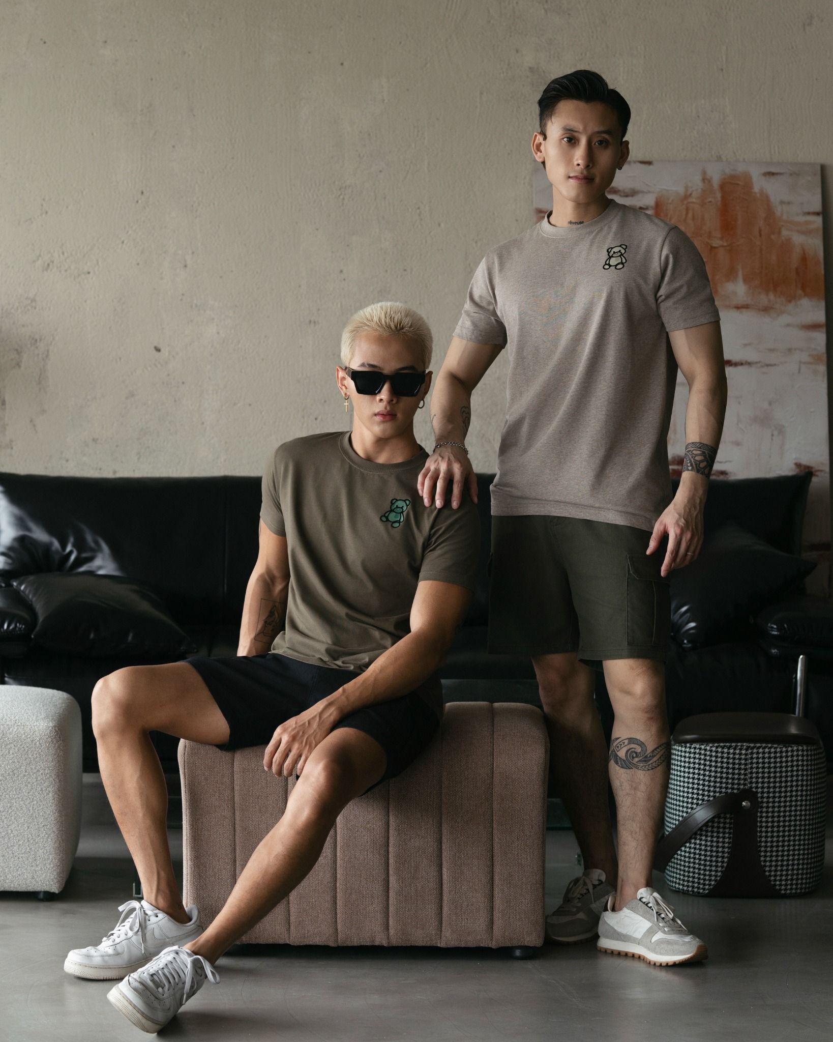 ÁO THUN CỔ TRÒN IN GẤU SLIMFIT G2