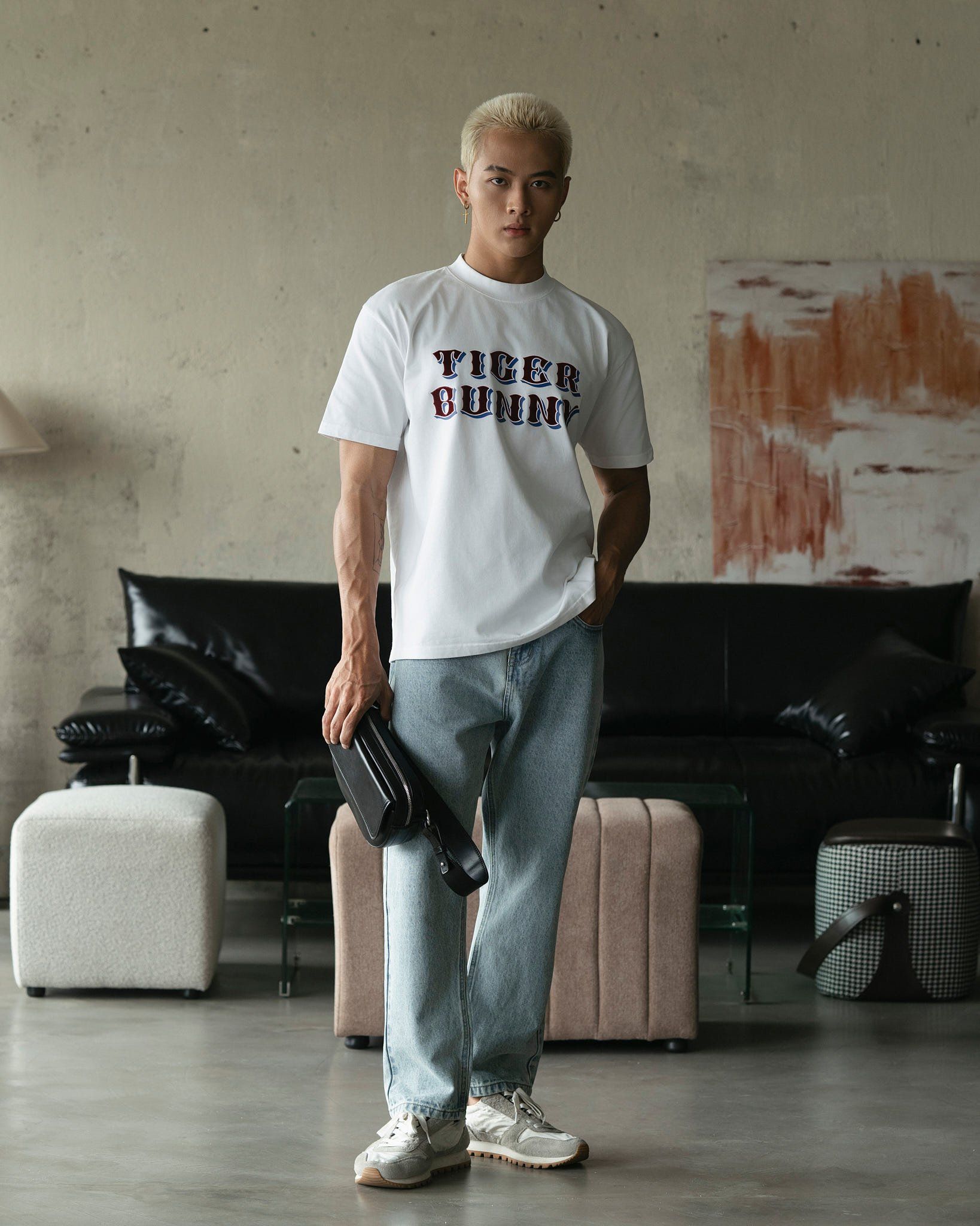 ÁO THUN CỔ TRÒN IN TG RELAXED FIT
