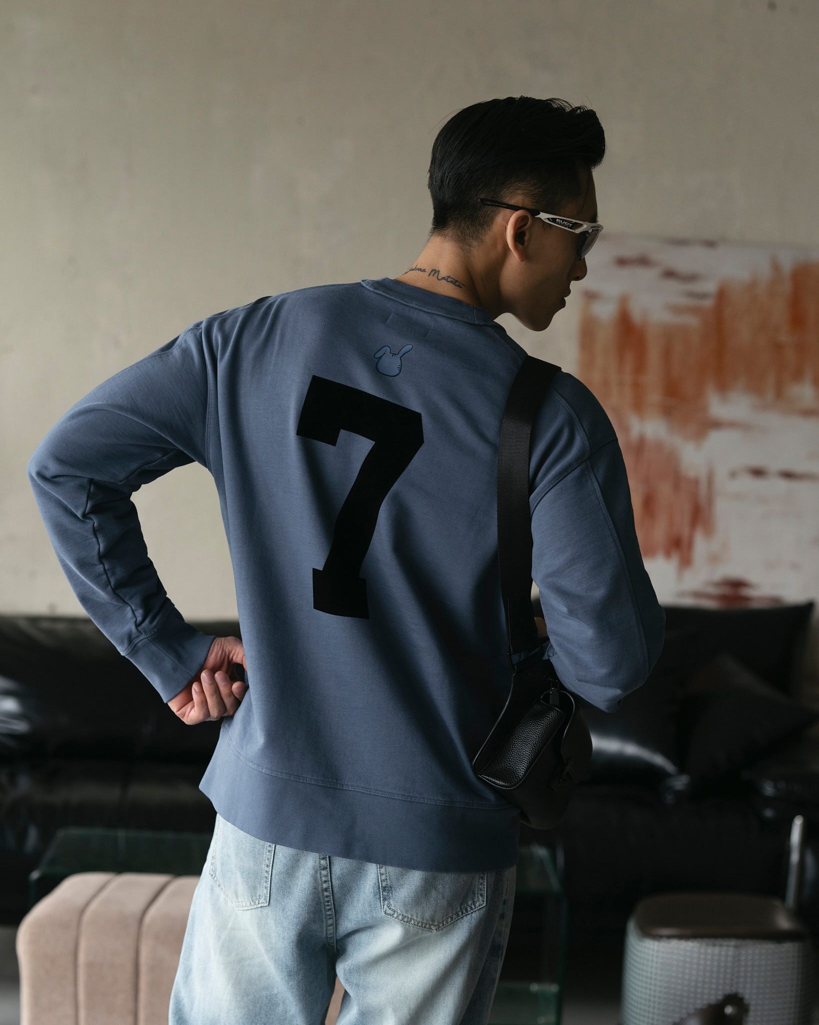 ÁO TAY DÀI NỈ IN TG SLIMFIT
