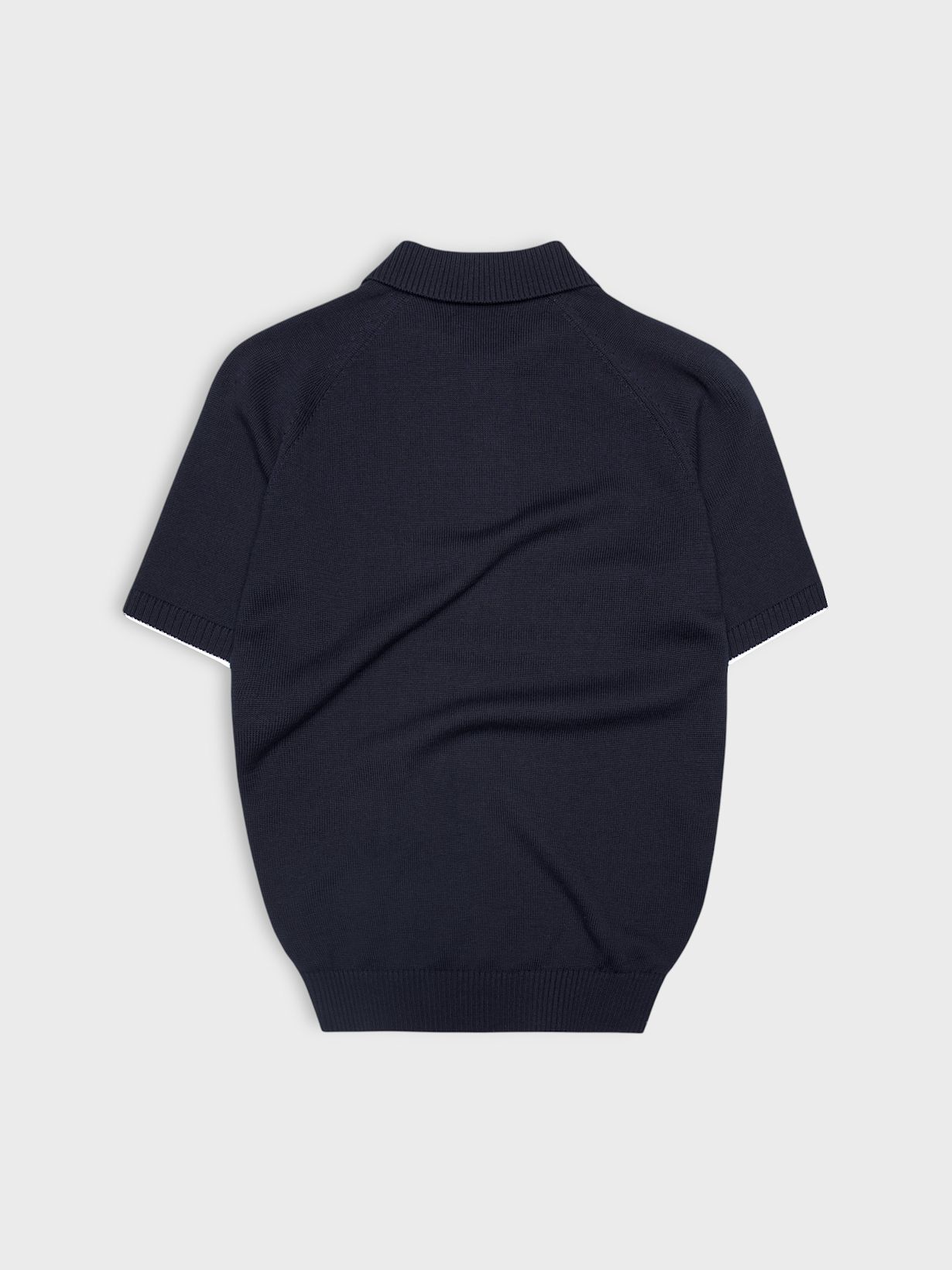 ÁO THUN CÓ CỔ DỆT KIM RAGLAN PHỐI LINE