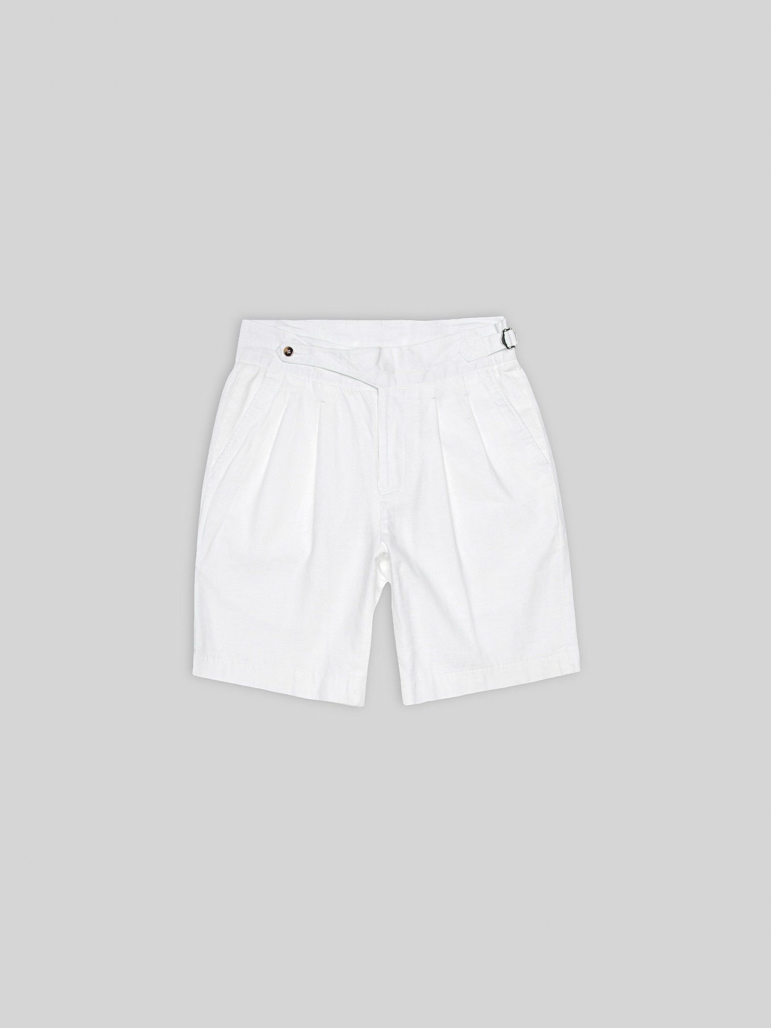 Quần linen ngắn sidetab