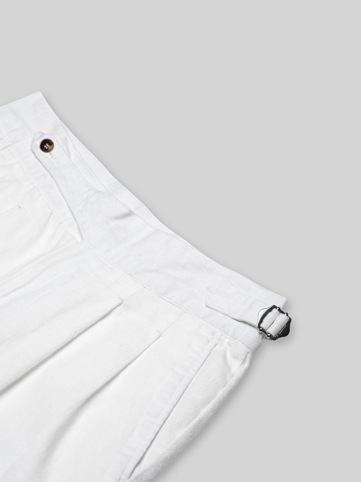 Quần linen ngắn sidetab