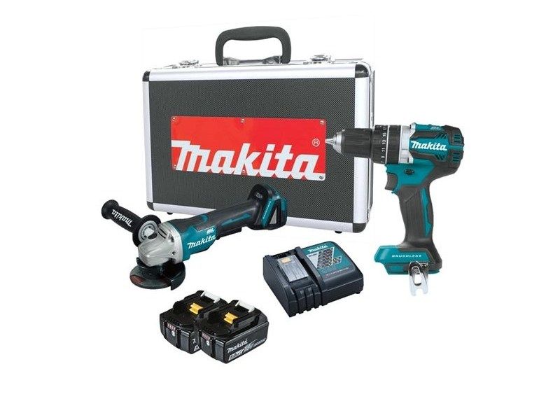 Bộ Sản Phẩm(Dhp484+Dga408)(18V) Makita DLX2215TX2