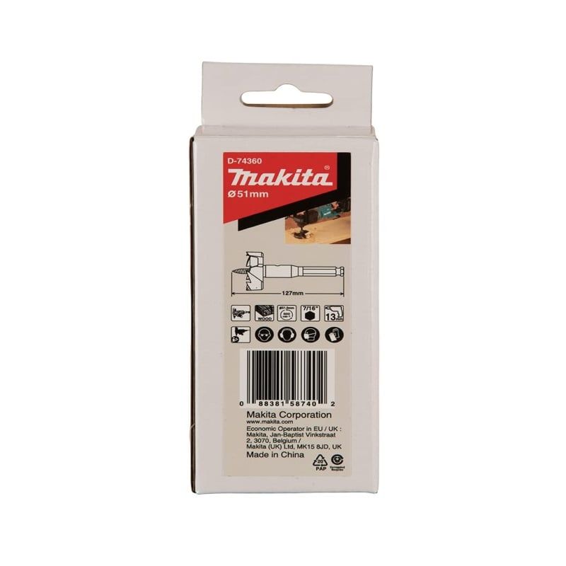 Mũi Khoét Gỗ Makita D-74360 51mm x 127mm | Chính Hãng, Giá Tốt