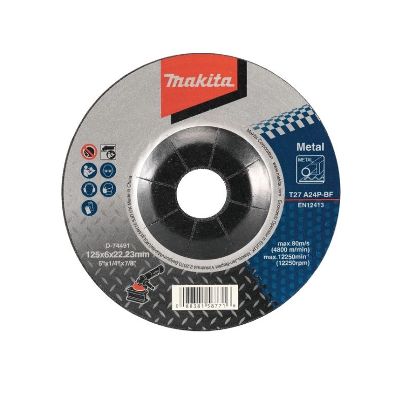Đá Mài Kim Loại Makita D-74491 A24P 125mm | Chính Hãng, Giá Tốt