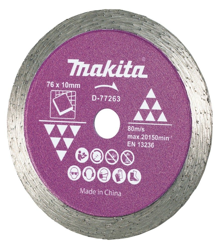 Lưỡi Cắt Kim Cương Makita D-77263 – Cắt Gạch Chính Xác, Bền Bỉ, Đường Kính 105mm
