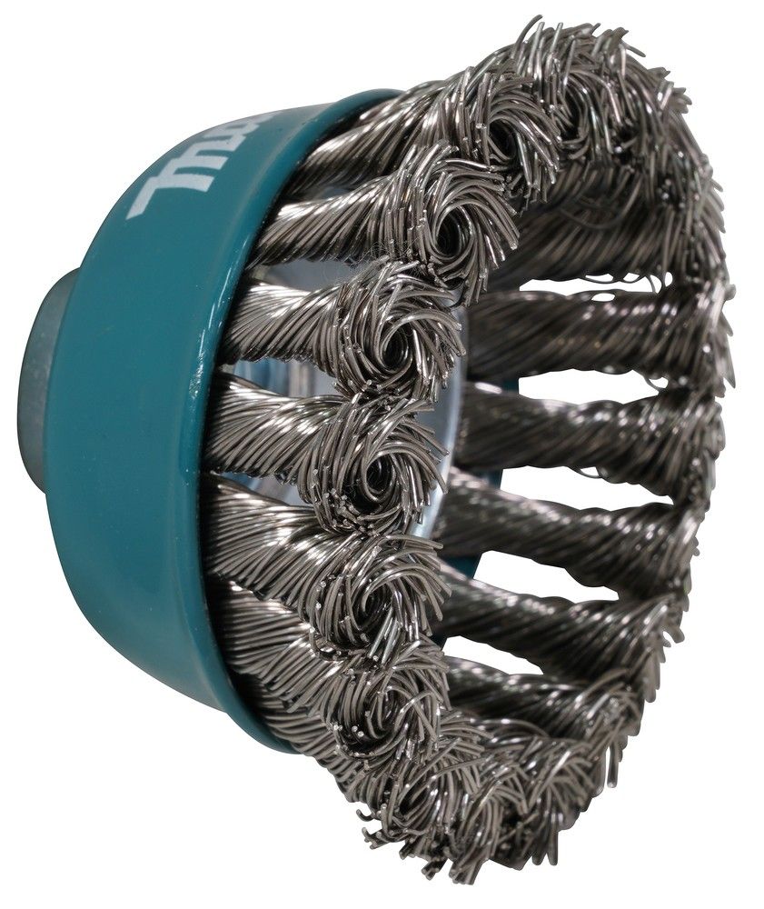 Makita D-77481 – Chổi Chén Sợi Kim Loại 75mm Ren M10-10.5, Làm Sạch Bề Mặt Kim Loại Hiệu Quả