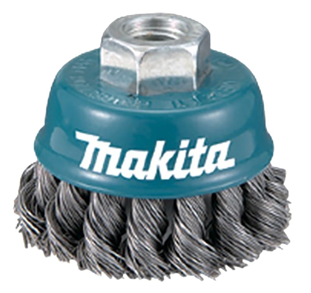 Makita D-77497 – Chổi Chén Sợi Kim Loại 75mm Ren M14-2, Làm Sạch Kim Loại Hiệu Quả