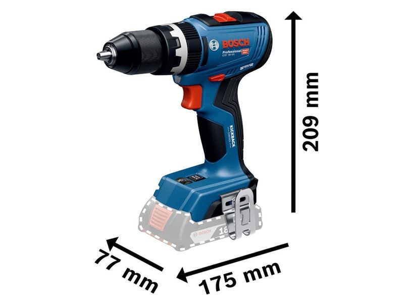 Máy Khoan Pin Động Lực Bosch GSB 18V-65 (SOLO)