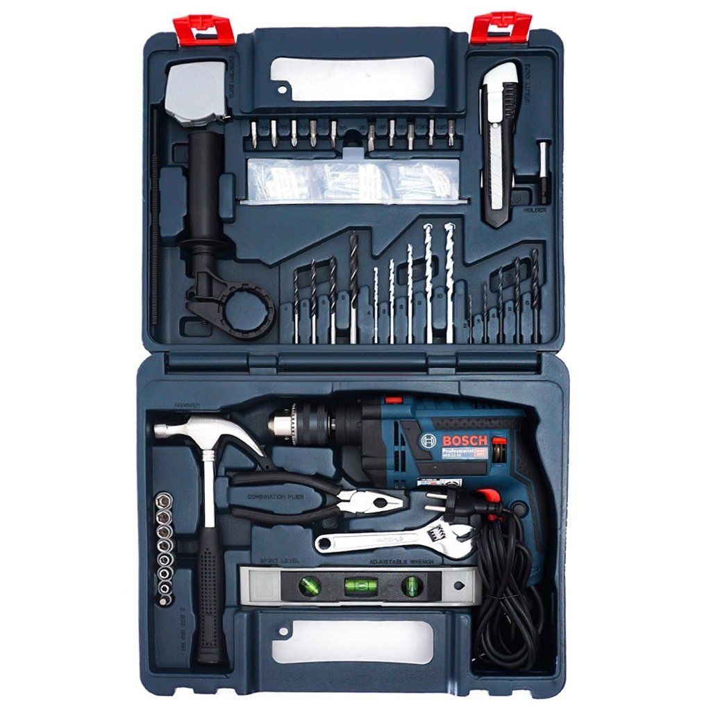 Máy Khoan Động Lực Bosch Gsb 13Re 100 Món
