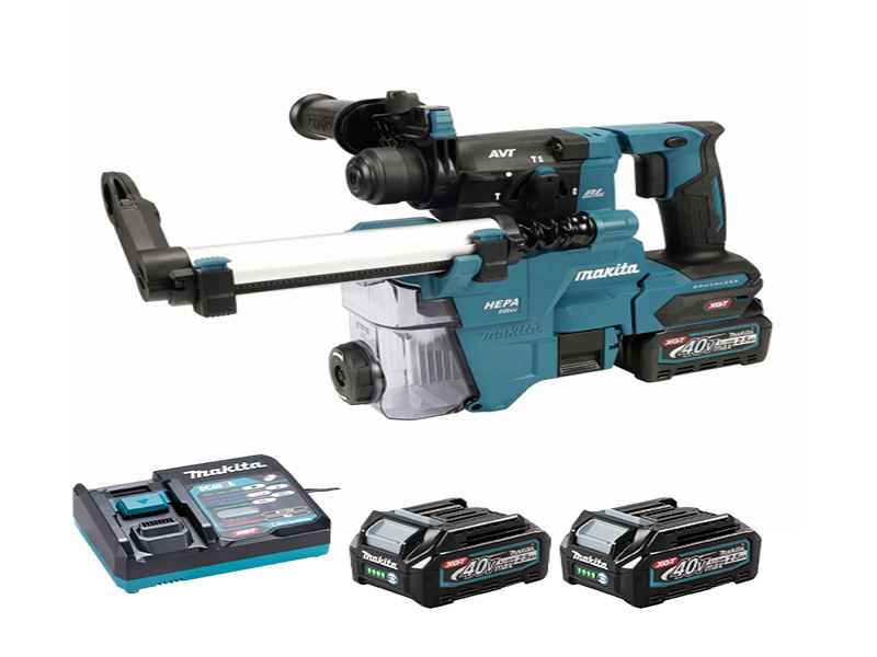 Máy Khoan Bê Tông Dùng Pin 40V Makita HR010GD201