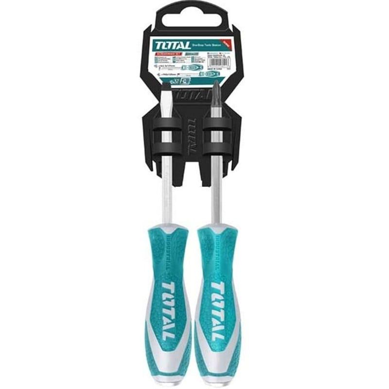 Bộ tuốc nơ vít đóng 2 chi tiết Total THGSS35121