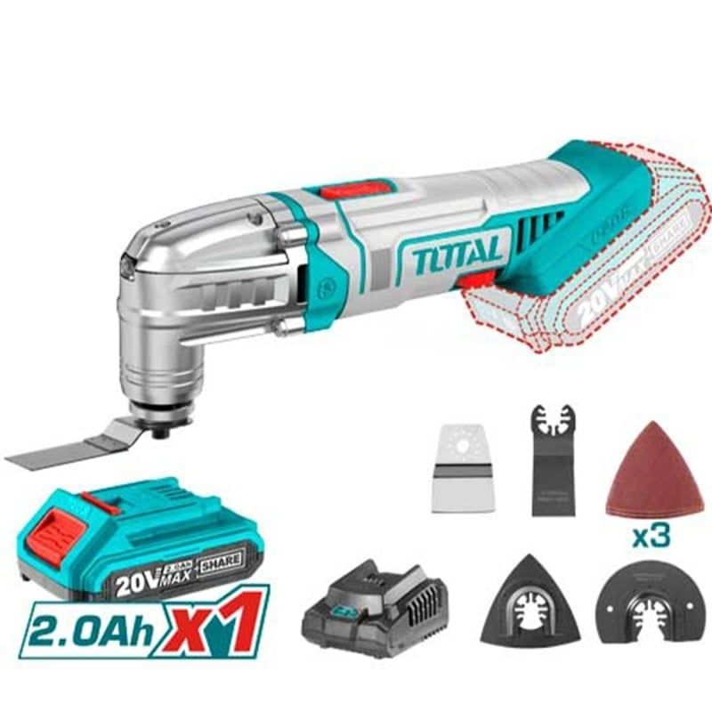 Máy cắt gọc đa năng dùng pin 20V Total TMLI20221 (1 Pin 2.0 Ah & Sạc)