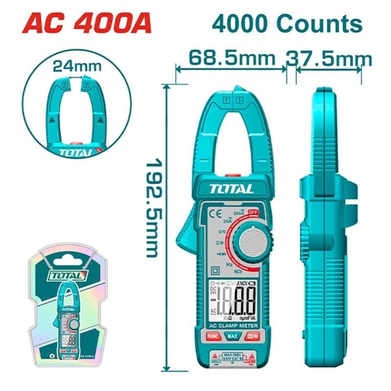 Kềm đo AC kỹ thuật số Total TMT766001
