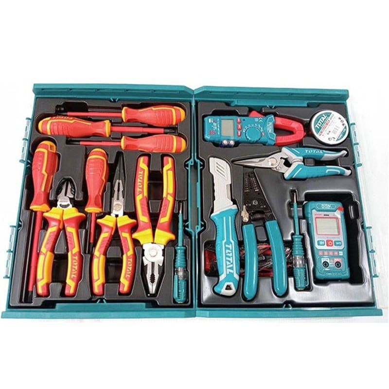 Bộ đồ nghề thợ điện 16 chi tiết Total TOS23063