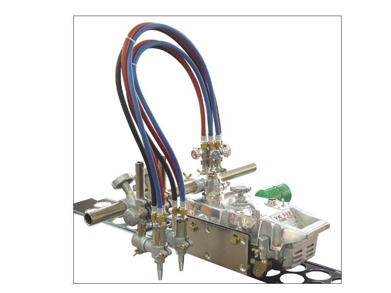 Máy Cắt Rùa YUKWANG YK-300, Rùa Cắt Ray 2 mỏ cắt Hàn Quốc