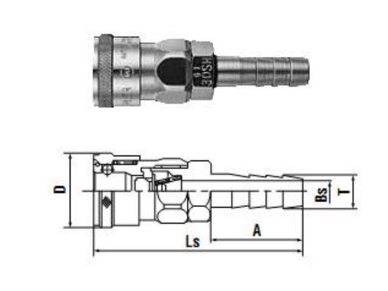 Khớp Nối Nhanh NITTO 600SH