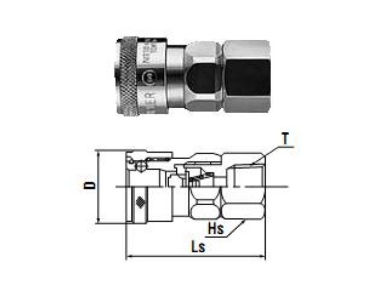 Khớp Nối Nhanh NITTO 600SF