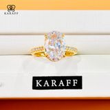 Nhẫn Karaff Aura Grand - Trang Sức Bạc 925 Mạ Vàng 24K