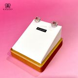 Khuyên Tai Karaff Elara Dusk - Trang Sức Bạc 925 mạ vàng trắng đá hồng mạ bạch kim