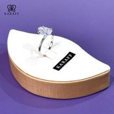 Nhẫn Karaff Solene Blaze - Trang sức Bạc 925 Mạ Vàng Trắng