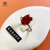 Nhẫn Karaff Vesta Kair - Trang Sức Bạc 925 Mạ Vàng Trắng