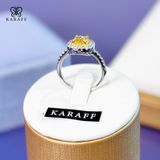 Nhẫn Karaff Aurera Ring - Trang Sức Bạc 925 Mạ Vàng Trắng