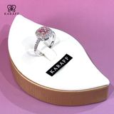 Nhẫn Karaff Valoura - Trang Sức Bạc 925 Mạ Vàng Trắng
