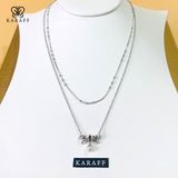 Dây Chuyền Karaff Elva Roen - Trang Sức Bạc 925 Mạ Vàng Trắng