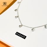 Dây Chuyền Karaff Sira Dew - Trang Sức Bạc 925 Mạ Vàng Trắng