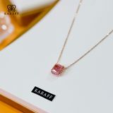 Dây Chuyền Karaff Mira Glint - Trang Sức Bạc 925 Mạ Vàng Hồng Đá Hồng Mạ Bạch Kim
