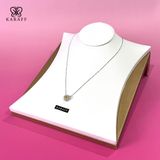 Dây Chuyền Karaff Lunara Goldveil - Trang Sức Bạc 925 Mạ Vàng Trắng Đá Vàng Mạ Bạch Kim