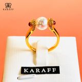 Nhẫn Karaff Lumen Pearl - Trang Sức Bạc 925 Mạ Vàng 24K