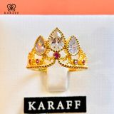 Nhẫn Karaff Monarch Tale - Trang Sức Bạc 925 Mạ Vàng 24K