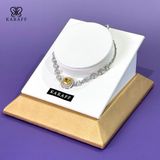 Lắc tay Karaff Velmora Suncrest - Trang Sức Bạc 925 Mạ Vàng Trắng Đá Vàng Mạ Bạch Kim