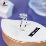 Nhẫn Karaff Solene Blaze - Trang sức Bạc 925 Mạ Vàng Trắng
