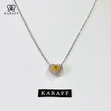 Dây Chuyền Karaff Lunara Goldveil - Trang Sức Bạc 925 Mạ Vàng Trắng Đá Vàng Mạ Bạch Kim