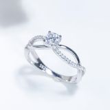  S925 Nhân nữ Đai xoắn infinity Ổ 5,4mm Chủ Mois Round D tấm mois  SRE019.M1.m 
