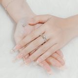  S925 Nhân nữ Đai xoắn infinity Ổ 5,4mm Chủ Mois Round D tấm mois  SRE019.M1.m 