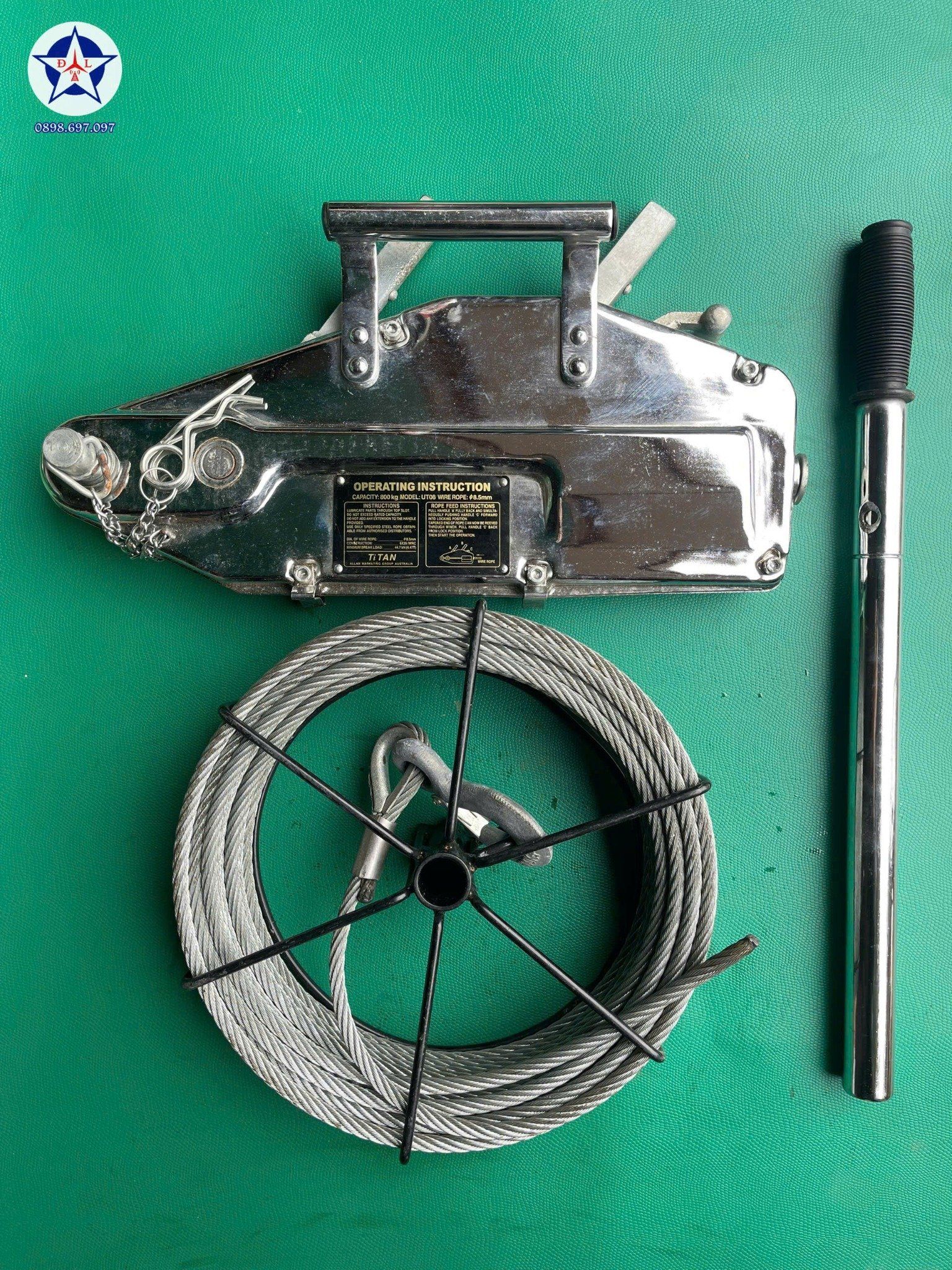 Bộ Tirfor 0.8 tấn (Nhập Châu Âu)