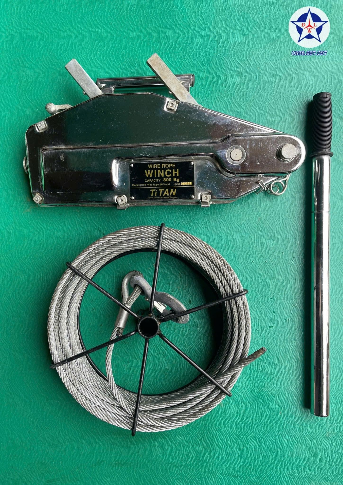 Bộ Tirfor 0.8 tấn (Nhập Châu Âu)