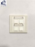 N800.504 - Nắp ổ cắm mạng hình vuông 86x86mm, 4 cổng