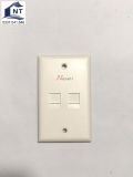 N701.142 - Nắp ổ cắm mạng 70x114mm, 2 cổng