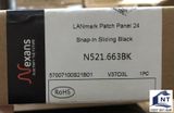 N521.663BK-Bản đấu nối cáp đồng LANmark kiểu trượt, 24 cổng,rỗng,1HU màu đen