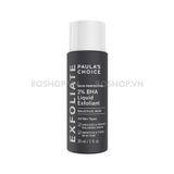 Dung Dịch Tẩy Tế Bào Chết Hoá Học Paula's Choice Skin Perfecting 2% BHA Liquid Exfoliant 30ml