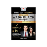 Dầu Gội Nhuộm Đen 3in1 Hamifa A Washing Black Shampoo Gói 25ml